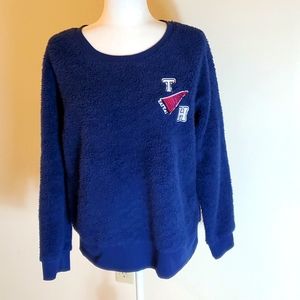 Tommy Hilfiger blue fleece shirt